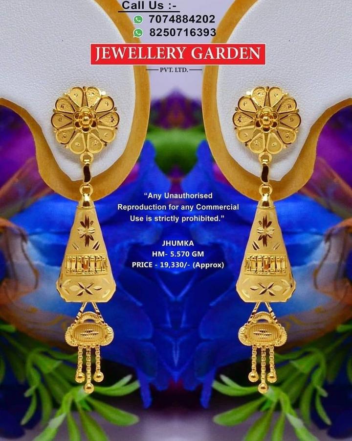 Jewellery garden sale gold earrings