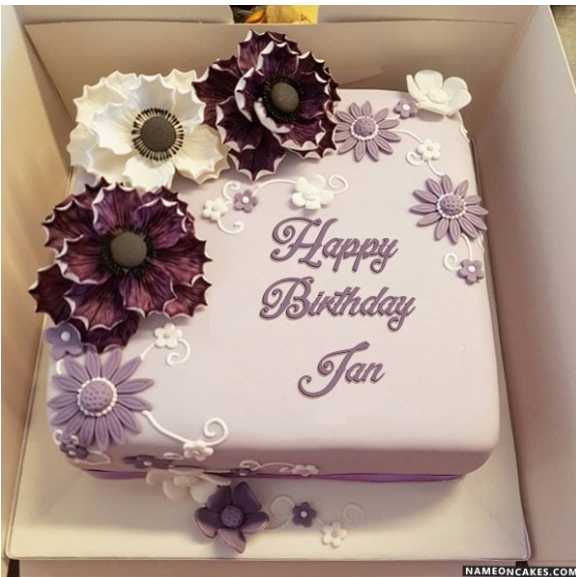 Chocolate Birthday Wishes Cake Template With Name And Photo