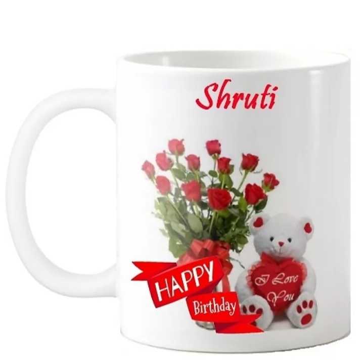 Buy Huppme Happy Birthday Shruti name coffee mug Online at Low Prices in  India - Paytmmall.com
