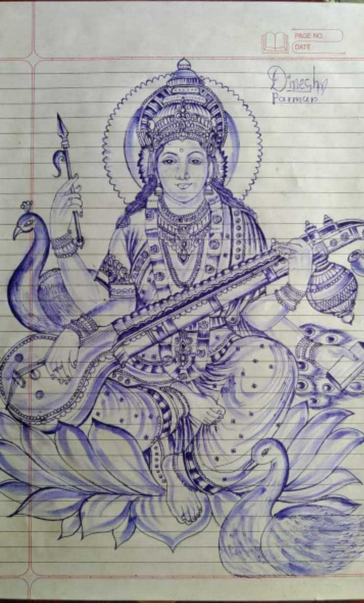 Saraswati Mata by HemasriBordoloi on DeviantArt