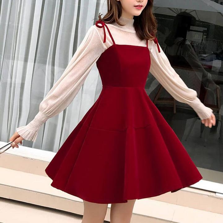 Korean frocks hot sale