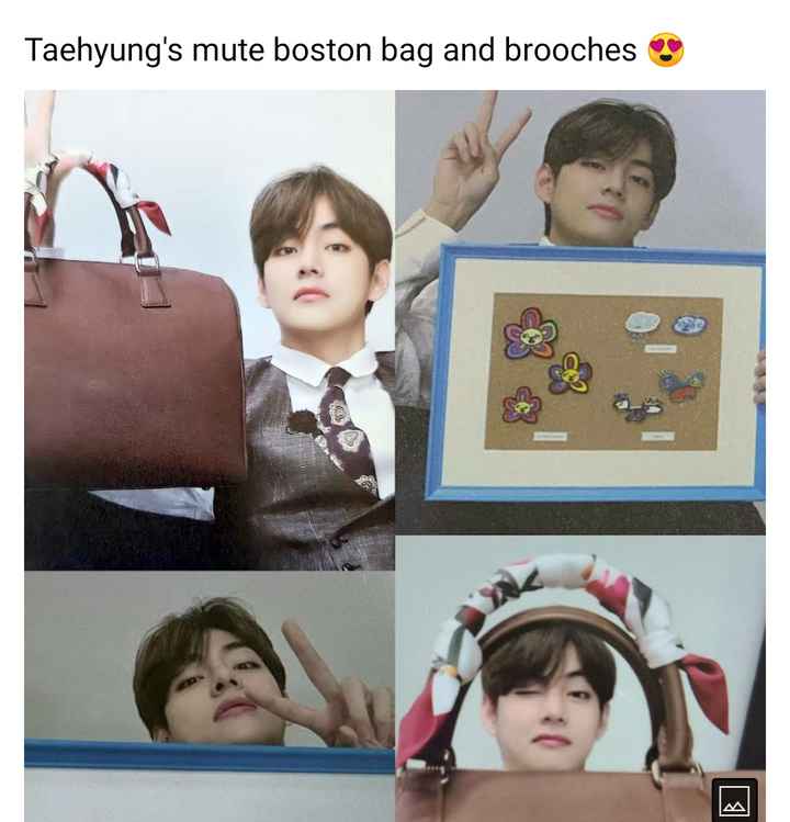 BTS | ARTIST-MADE COLLECTION BY BTS | V - MUTE BOSTON BAG