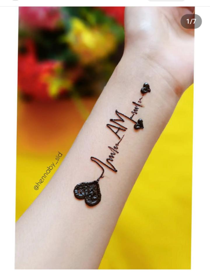 N letter mehndi tattoos  N alphabet mehndi design  Easy N name mehndi  tattoos  N tattoos  YouTube