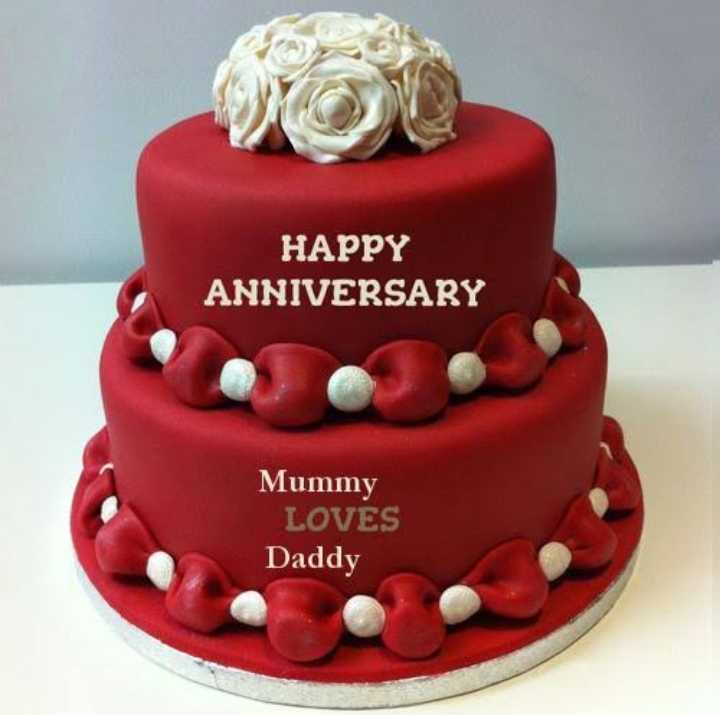 Customized Anniversary Cake