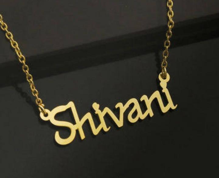 Shivani deals name pendant