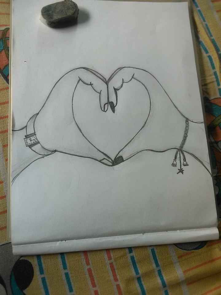 Easy Pencil Sketch Drawing Of Love Cute Love Drawings Pencil Art