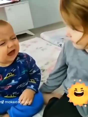 cute baby funny video • ShareChat Photos and Videos