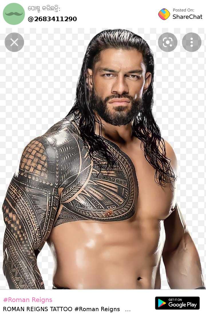 Roman Fight The Argument With Stephen And Anybody Capture The Roman Reigns  Full Sleeve Samoan Tattoo