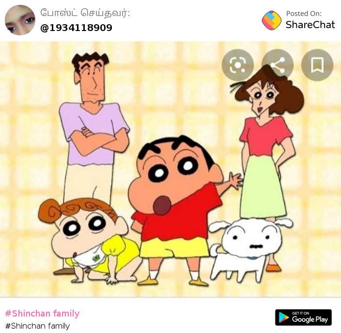 shin chan family