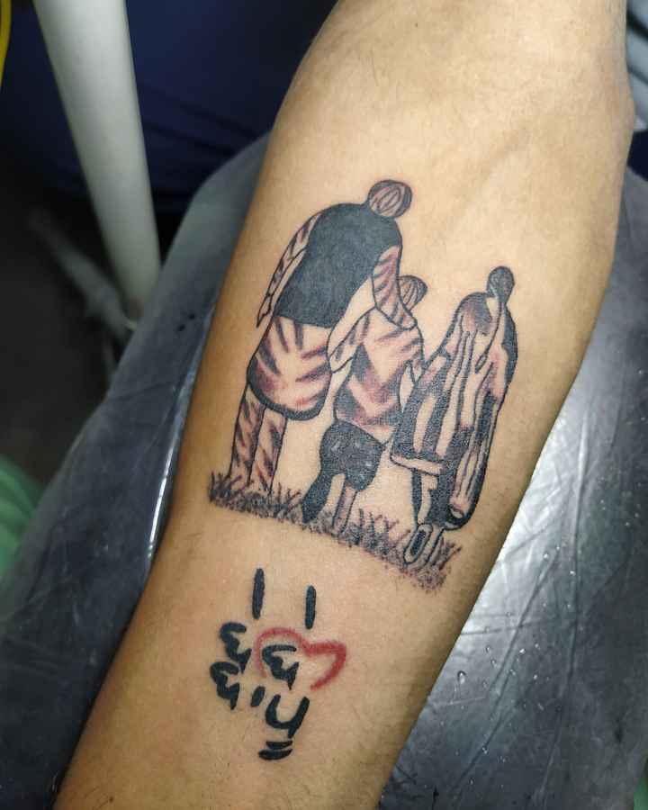 3d bebe bapu family  tattoo   JB Tattoo Creation  Facebook