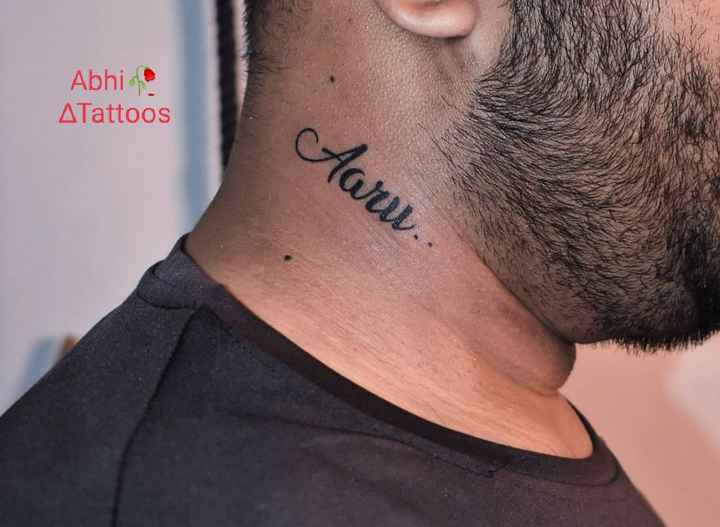 Discover 83 about abhi name tattoo design best  indaotaonec