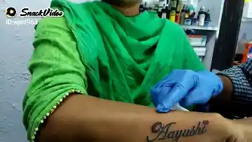 Aayushi   tattoo script download free scetch