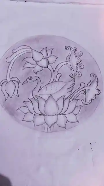 Alekhan | How To Draw Lotus Flower Alekhan Drawing | Pencil - YouTube