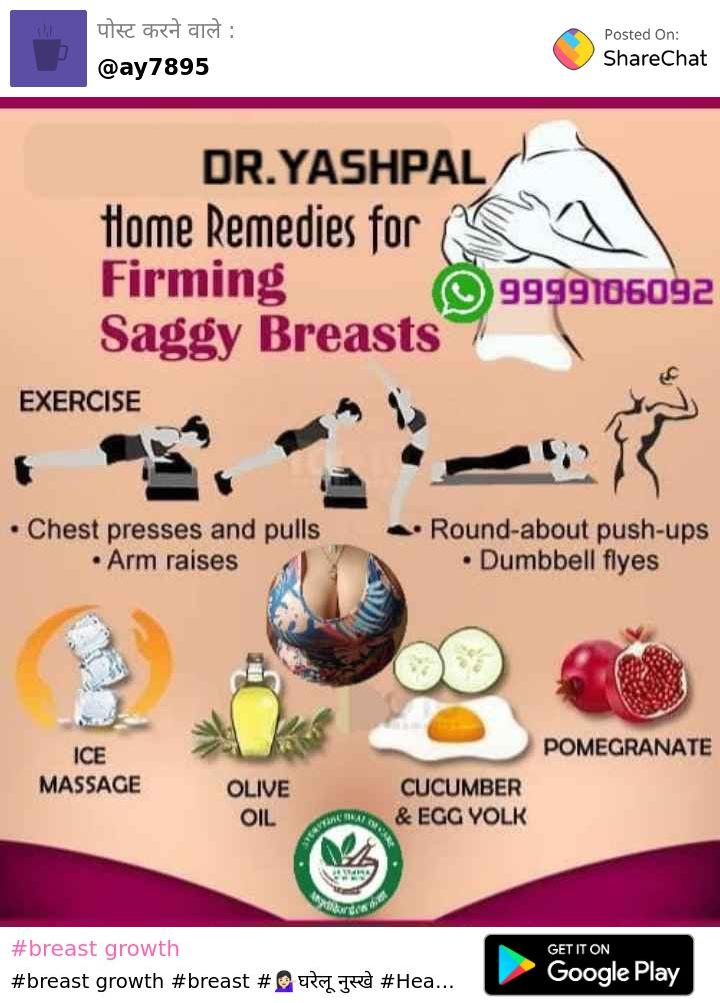 Breast exercise for firming hot sale