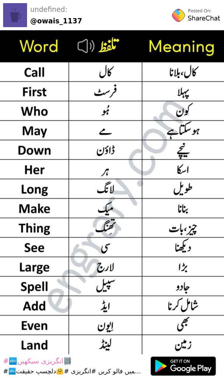 English to Urdu Dictionary - What does LOL stand for? لول کا اردو معنی  جاننے کے لئے کلک کریں CLICK FOR MEANING  Find more  words means visit