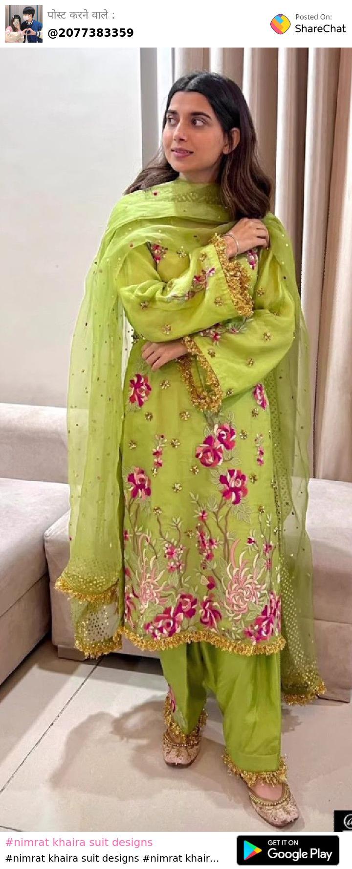 Nimrat khaira shop suit pics