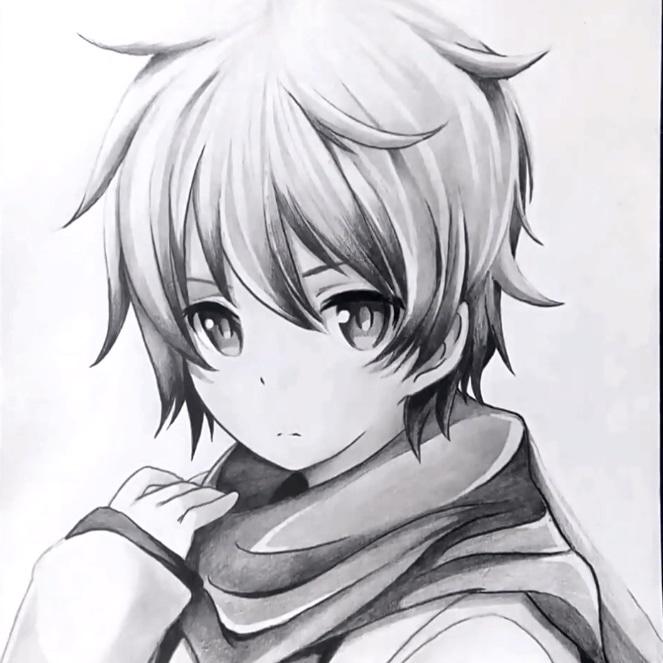 Anime boy calm cute drawing gloomy HD phone wallpaper  Peakpx