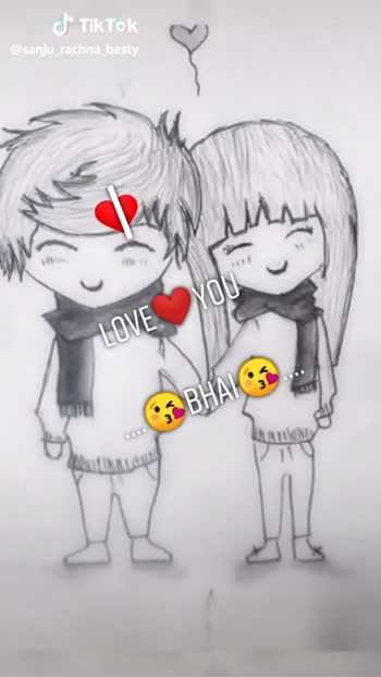 14 Bhai behan ideas  cute couple drawings cute love cartoons love  cartoon couple