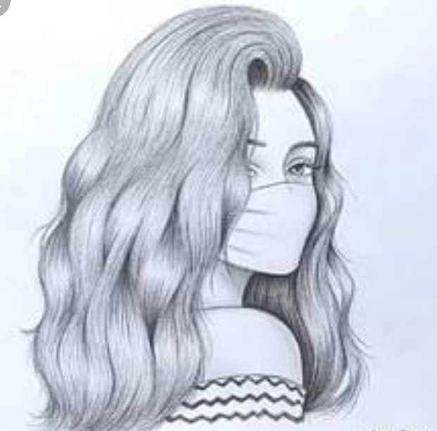Beauty Girl Pencil Sketch Drawing by Janvi Singla  Pixels