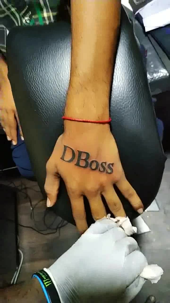  ಟಯಟ d boss tattoocont9738627873  ಟಯಟ video kingof  tattoosarts  ShareChat  Funny Romantic Videos Shayari Quotes