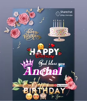 50+ Best Birthday 🎂 Images for Aanchal Instant Download