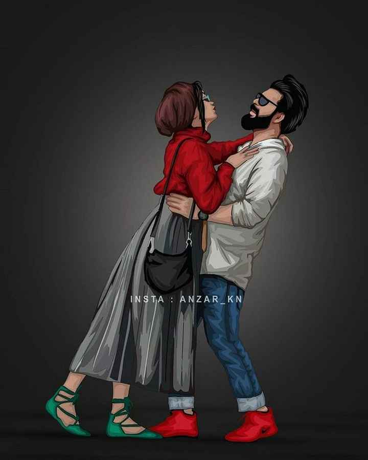 cartoon couples Images • Naziya Navas (@naziyanavas) on ShareChat