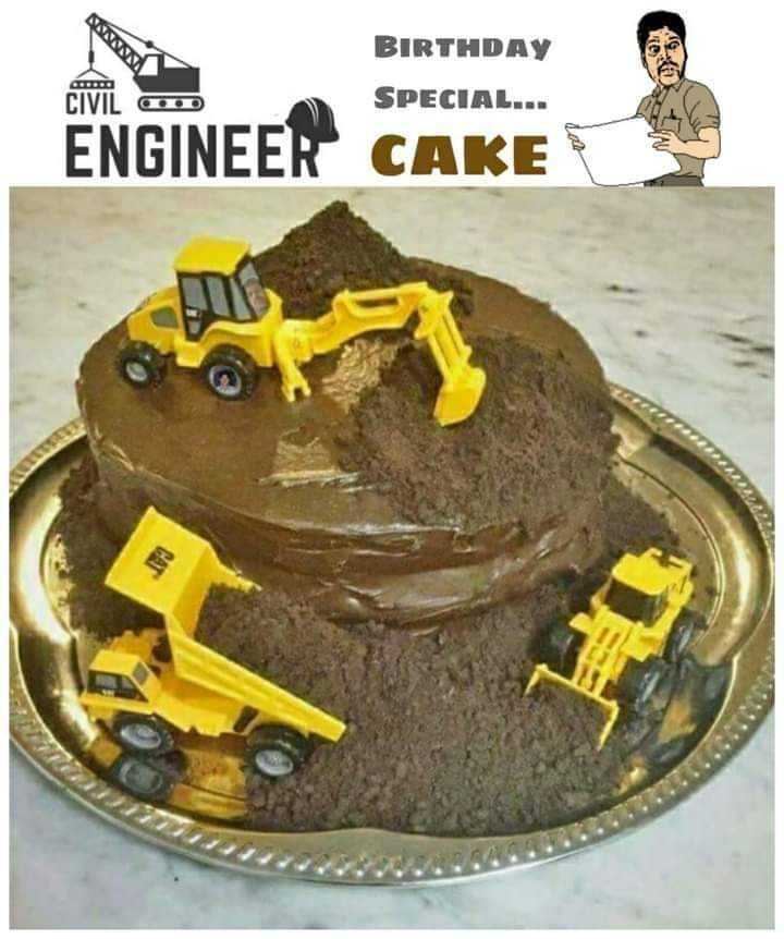 Engineer Theme Square Cake