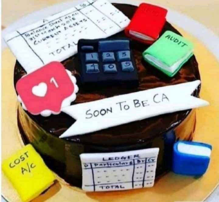 Birthday cake for a commerce student... - Sweet Life By Saru | Facebook