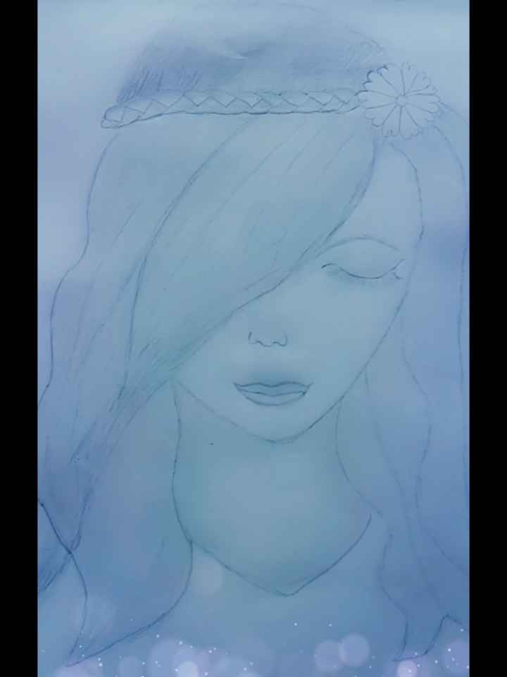Girl Art # pencil art Images • ritika (@queen_off_devil) on ShareChat