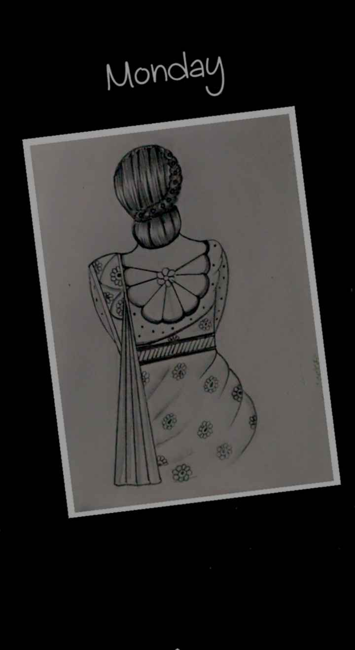 Fashion_ Sketch beautiful Indian wear lenhga choli design by #shivani  Sagar# | Fashion sketches, Fashion illustration sketches, Fashion  illustration dresses