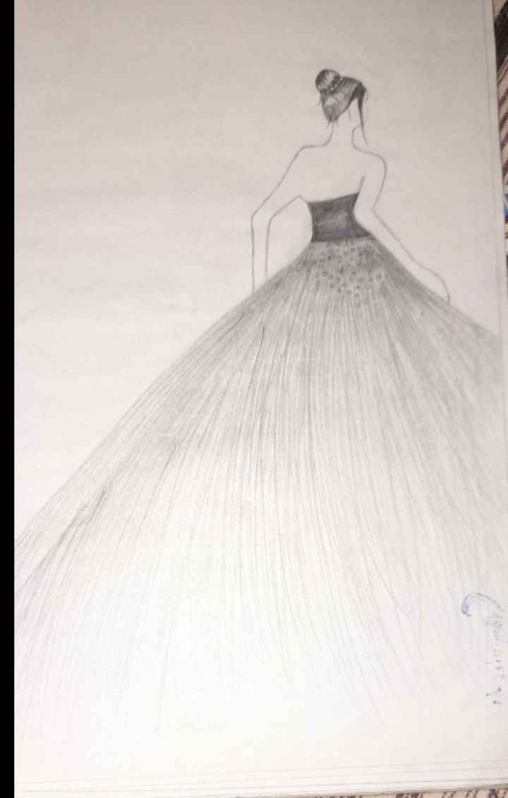How to draw a beautiful dress drawing design easy for beginners Fashion  illustration Pencil Sketch - YouTube