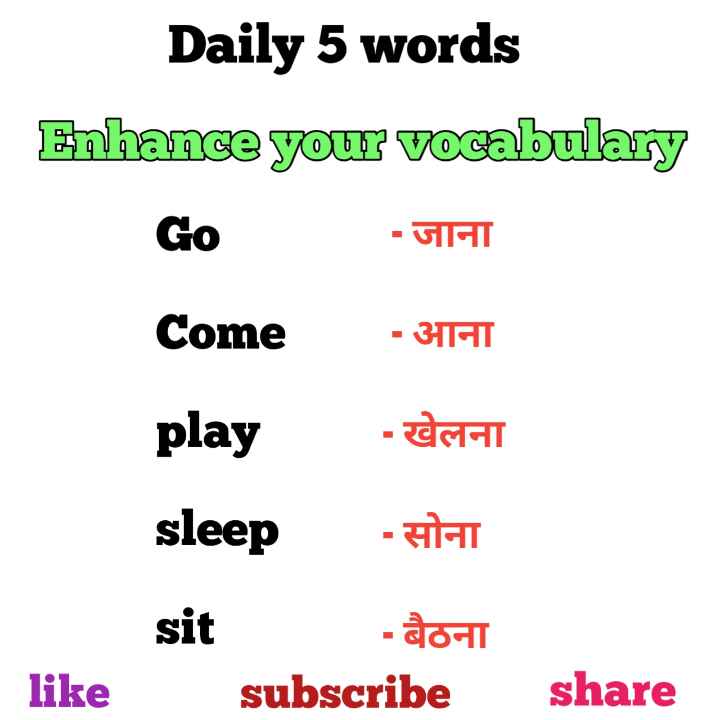 english vocab Images • Amit (@amitmaths2) on ShareChat