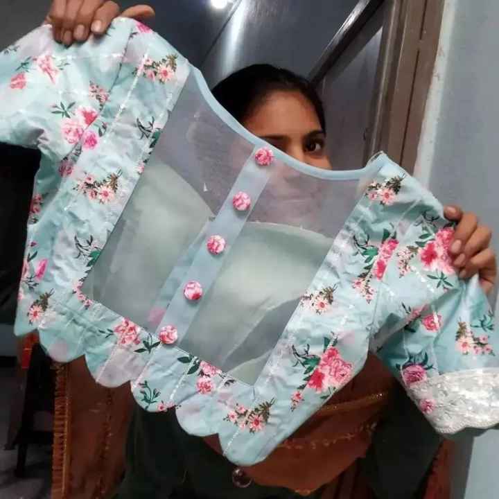 Blouse designs back sales side