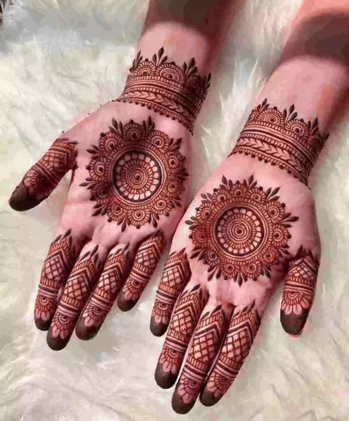 How to apply easy henna _gol tikki mehndi designs for hands - video  Dailymotion