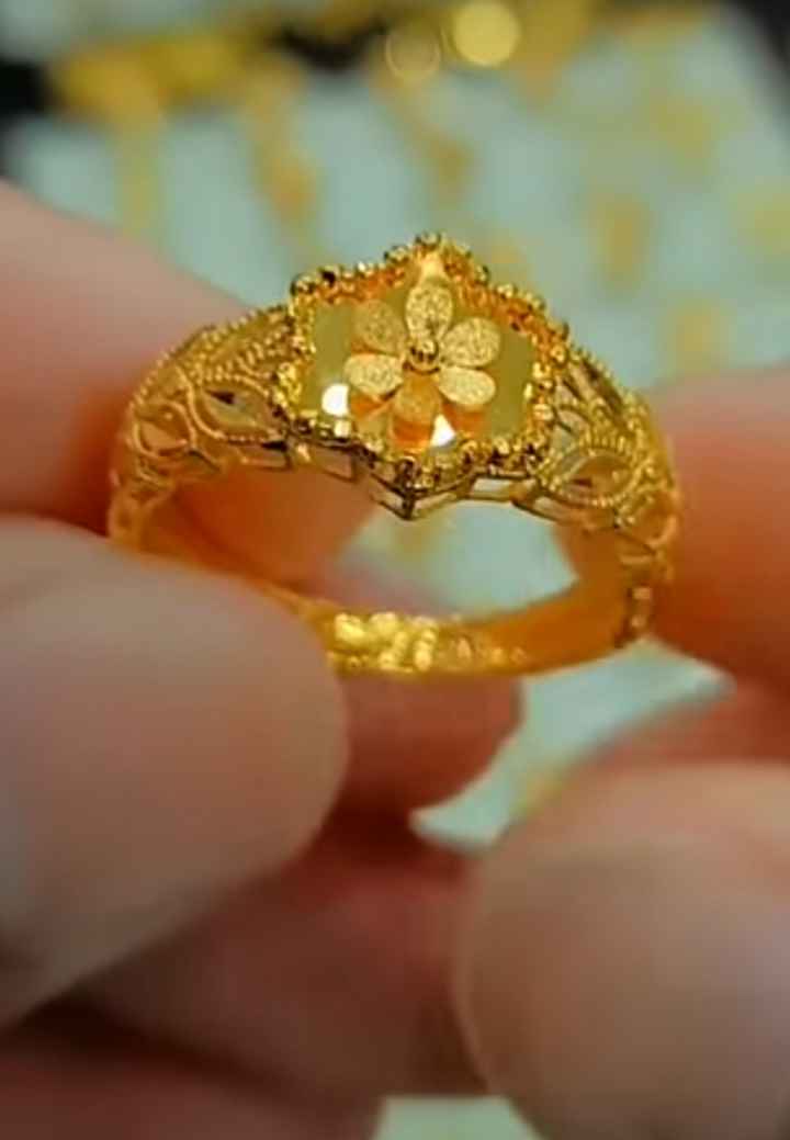 Gold ring new on sale design 2019 female