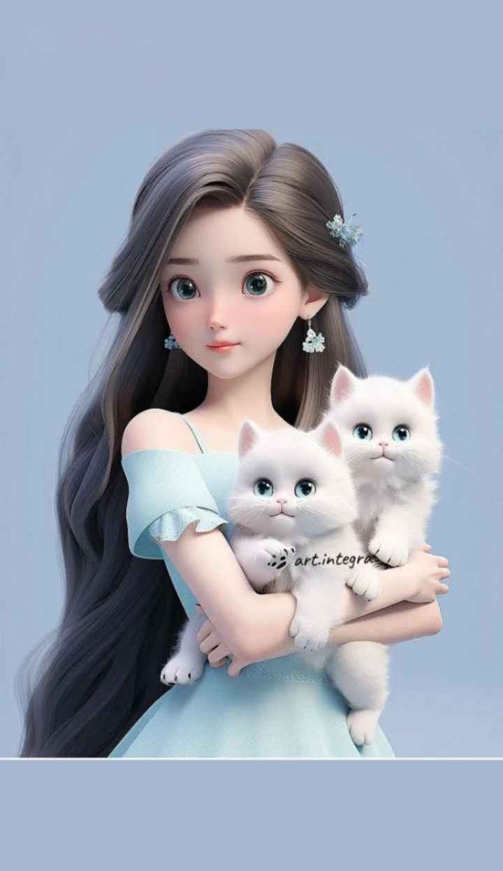 Cute cheap doll paintings