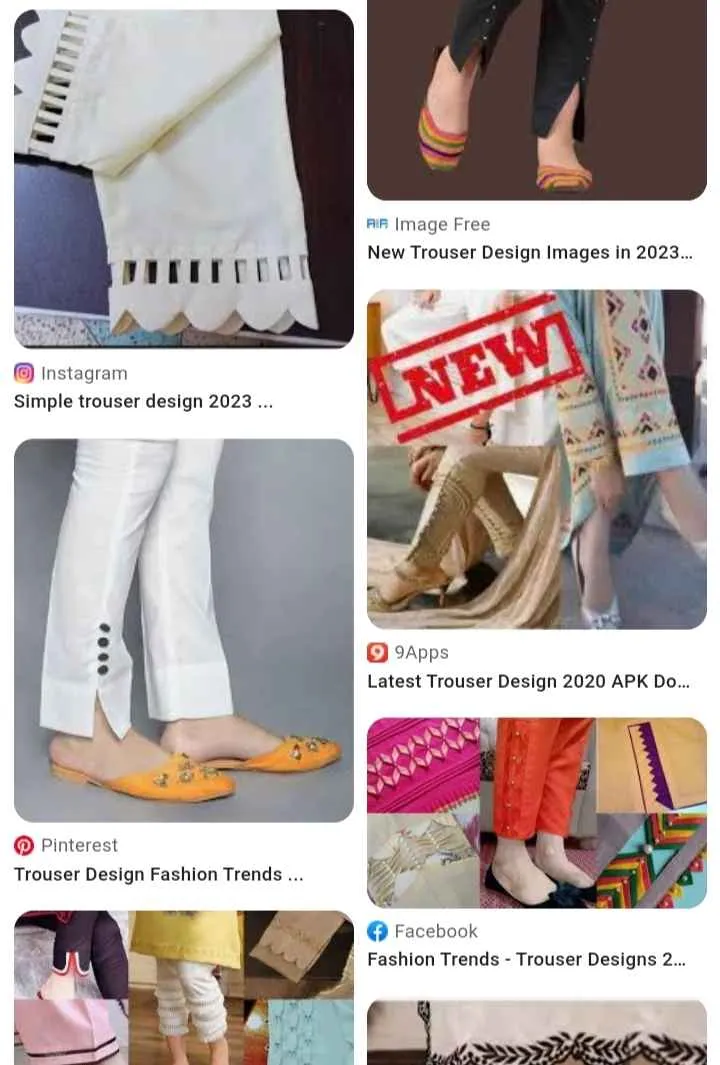 Women Trouser Design 2023 | Girls Trousers, Shalwar & Tights