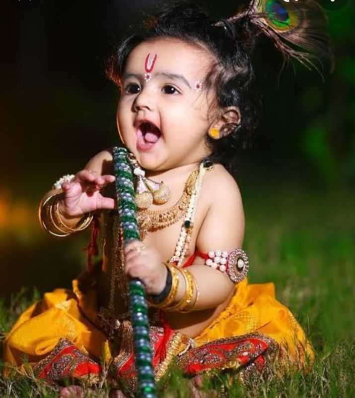 cute baby krishna Images • pari (@1606770218) on ShareChat