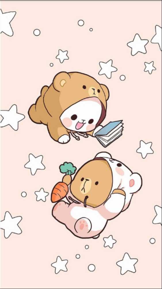 Kawaii We Bare Bears Cave iPhone Wallpapers Free Download