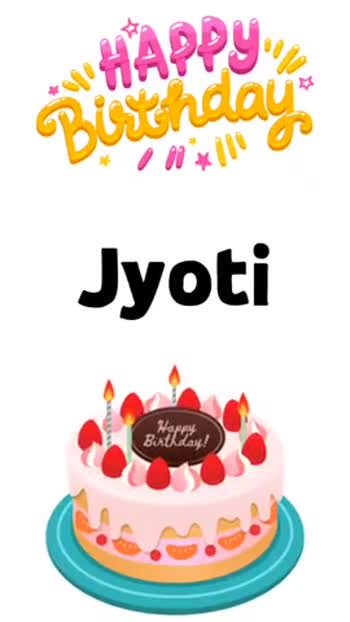 Discover more than 128 birthday cake for jyoti super hot - in.eteachers