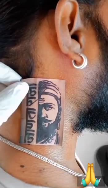 Chatrapati Shivaji Maharaj Tattoo  Pappya Gaikwad New Tattoo  Tattoo  Artist  Mahesh Chavan  YouTube