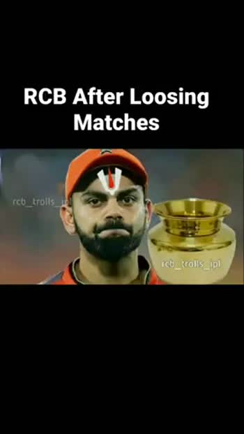 rcb troll video • ShareChat Photos and Videos