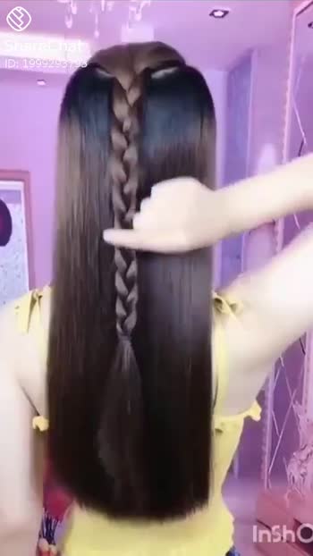 New hair style #New hair style #hair style video status girl 2005 -  ShareChat - Funny, Romantic, Videos, Shayari, Quotes