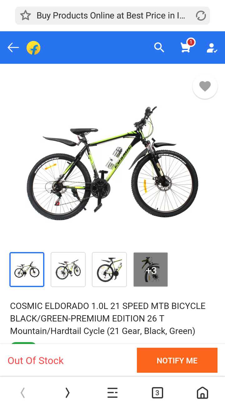 Cosmic eldorado 1.0 l 21 speed edition best sale mtb bicycle