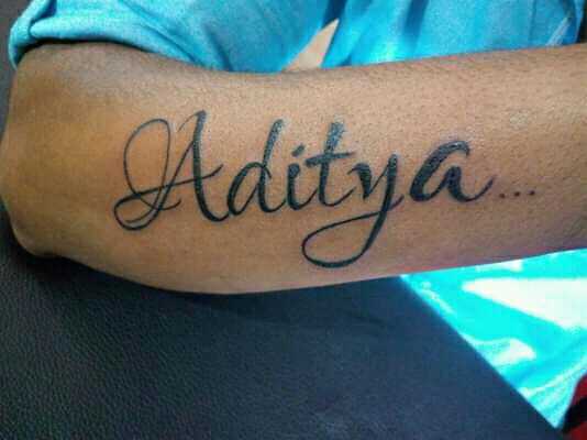 Discover more than 82 aditya name tattoo in hindi latest  thtantai2