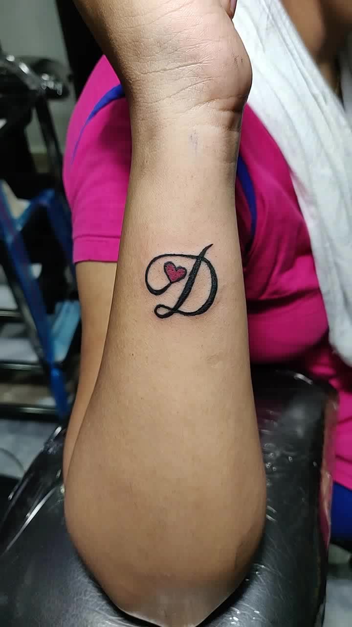 Letter D Tattoo by smileydarkly on DeviantArt