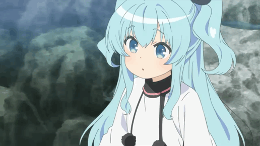 please don't repost cute anime girl gif | WiffleGif