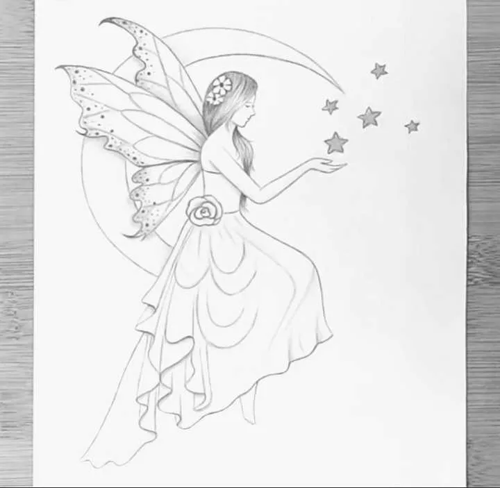 flying girls sketch 🤩❤️#love drawing#pencil#art# Images • umesh  (@433146329umesh) on ShareChat