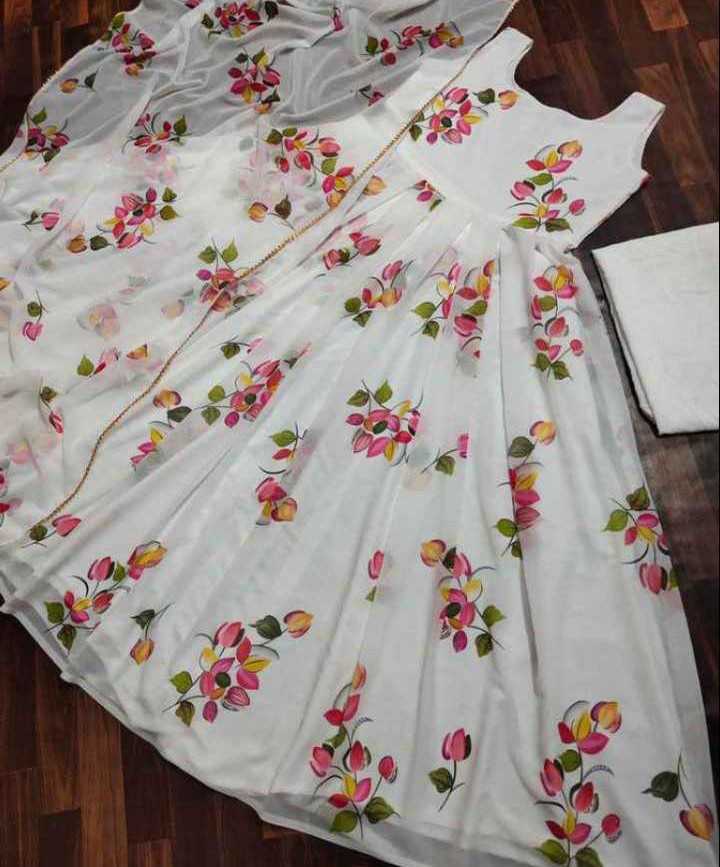 All New Kalamkari Printed Gown Ke Design For Wedding 2023