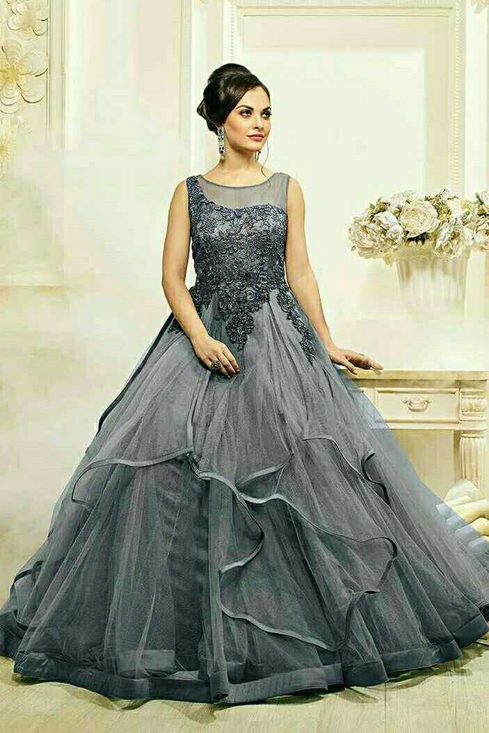 long dress gaun Images  शगन  shagunpooja on ShareChat